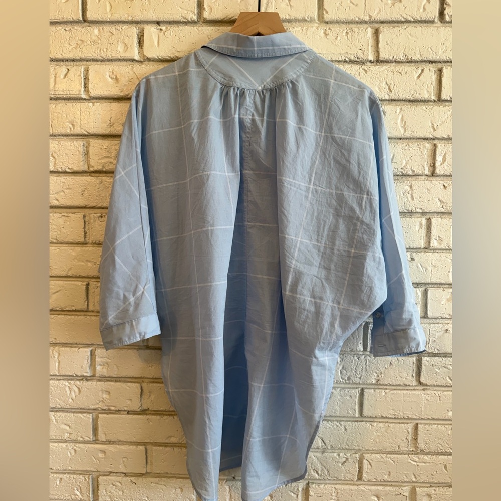 Maeve By Anthropologie Windowpane Buttondown - Picture 6 of 7